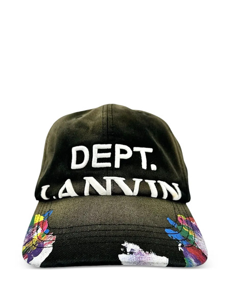  Gallery Dept. X Lanvin Paint Splatter Strapback Hat - Black 
