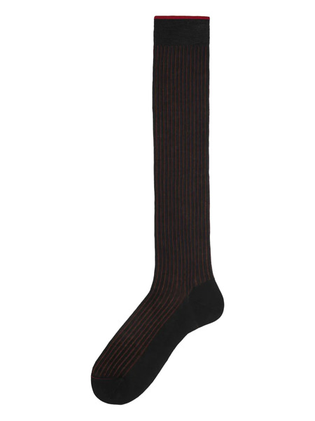  Gallo Ribbed Cotton Socks - Blue 