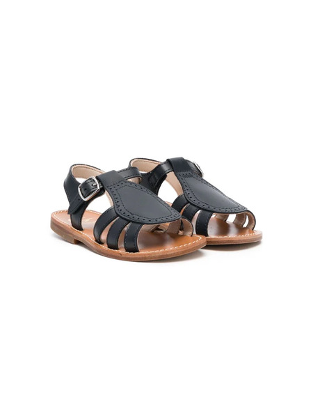  Gallucci Kids Open Toe Cut-out Sandals - Blue 