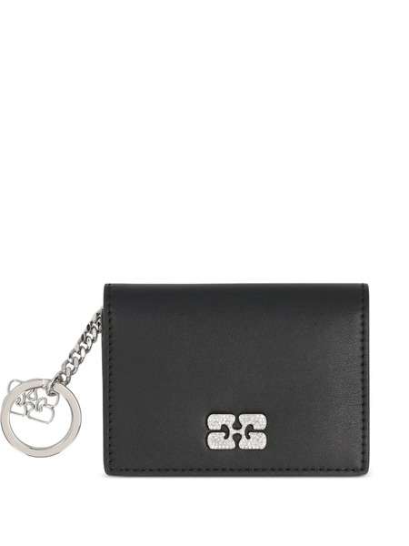  Ganni Bou Card Holder - Black 