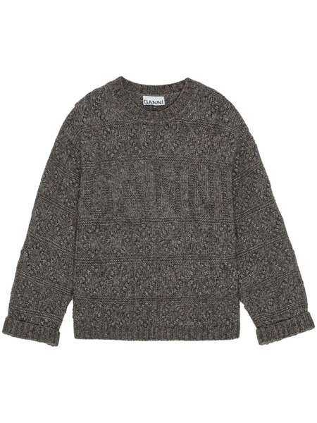  Ganni Bubble Jumper - Grey 