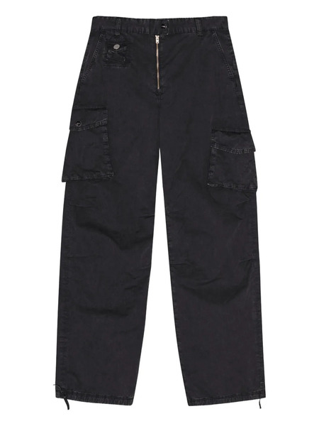  Ganni Cargo Trousers - Black 