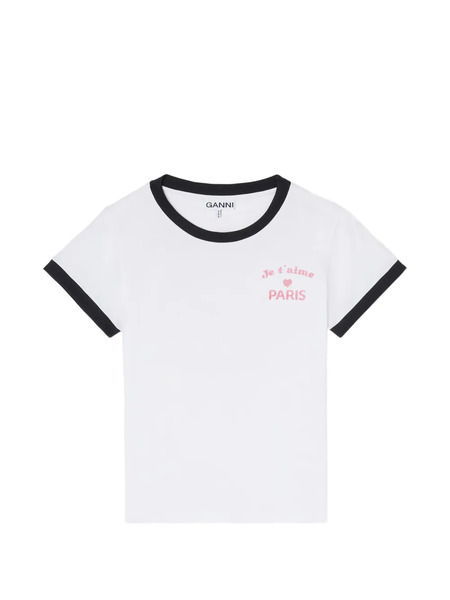  Ganni Club T-shirt - White 