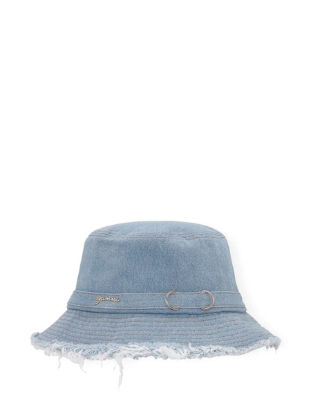  Ganni Denim Bucket Hat - Blue 