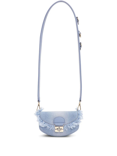  Ganni Denim Cross Body Bag - Blue 
