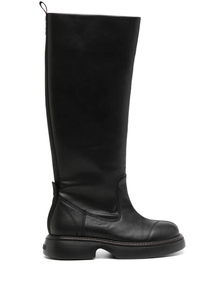  Ganni Everyday Tubular Boots - Black 