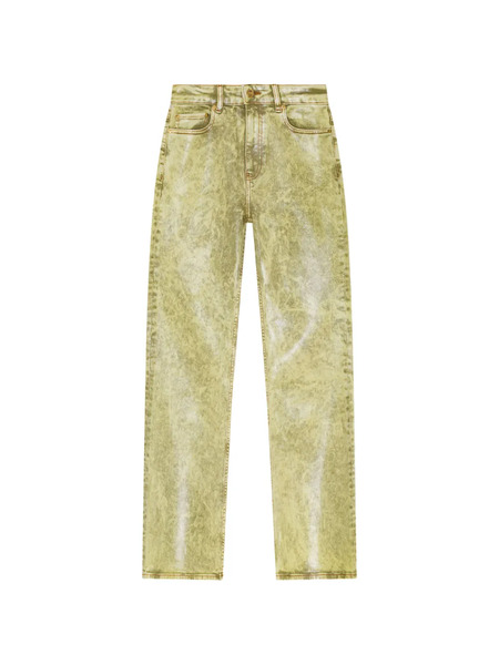  Ganni Foil Flared Jeans - Green 