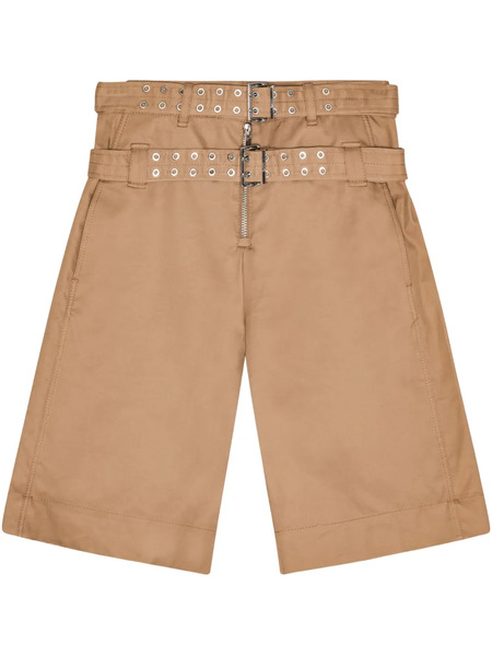  Ganni Layered Shorts - Brown 