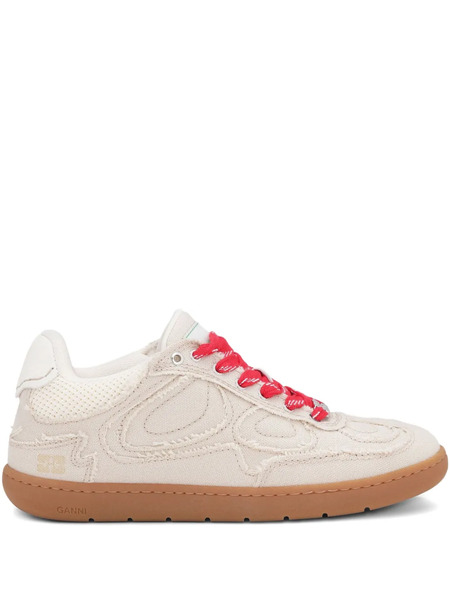  Ganni Panelled Sneakers - Neutrals 