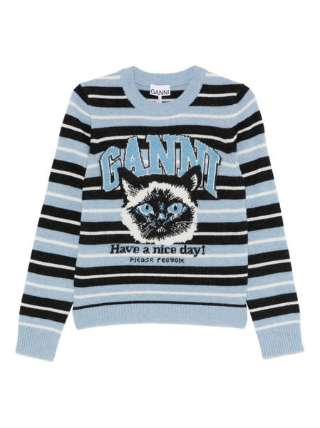  Ganni Striped Top - Blue 