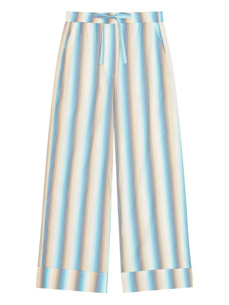  Ganni Striped Trousers - Neutrals 