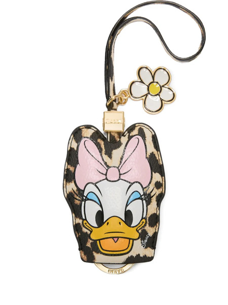  Ganni X Disney Animal-print Keyring - Brown 