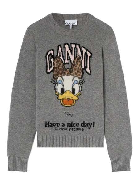  Ganni X Disney Graphic Sweater - Grey 