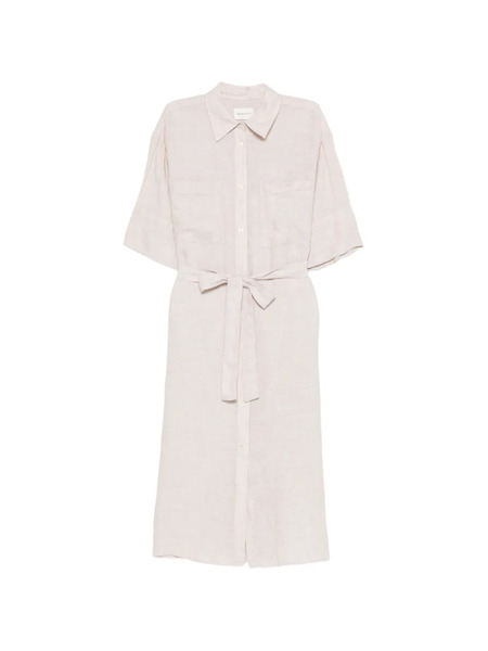  Gant Belted Midi Shirt Dress - Neutrals 