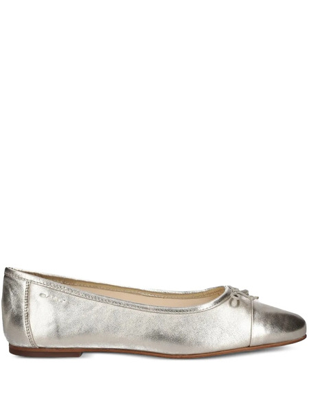  Gant Bow-detail Round-toe Ballet Flats - Grey 