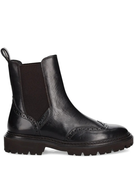  Gant Brogue-detail Chelsea Boots - Black 