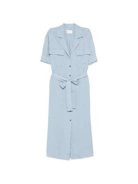  Gant Button-fastening Belted Midi Dress - Blue 