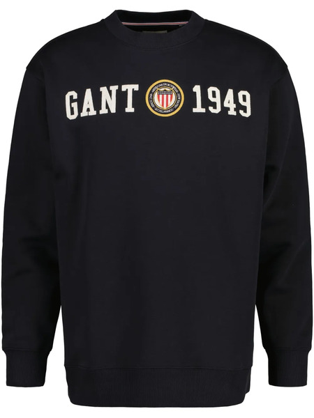  Gant Crest Shield Sweatshirt - Black 