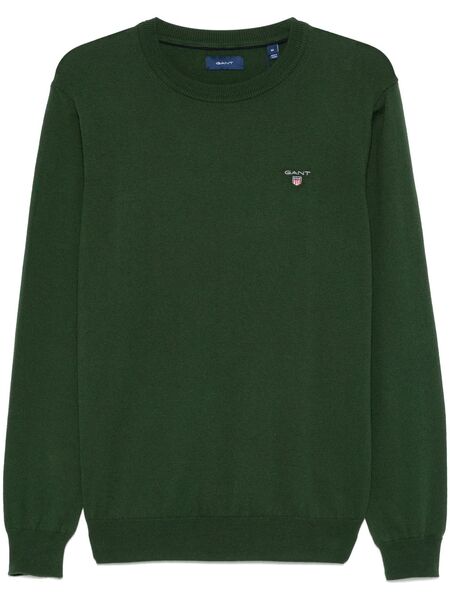  Gant Crew-neck Sweater - Green 