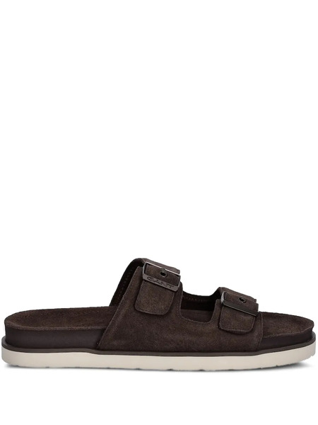  Gant Double-buckle Suede Sandals - Brown 