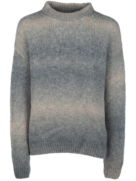  Gant Gradient Crew-neck Jumper - Grey 