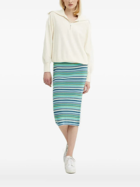  Gant Half-zip Collar Sweatshirt - Neutrals 