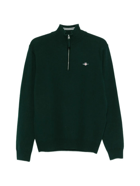  Gant Half Zip Sweater - Green 