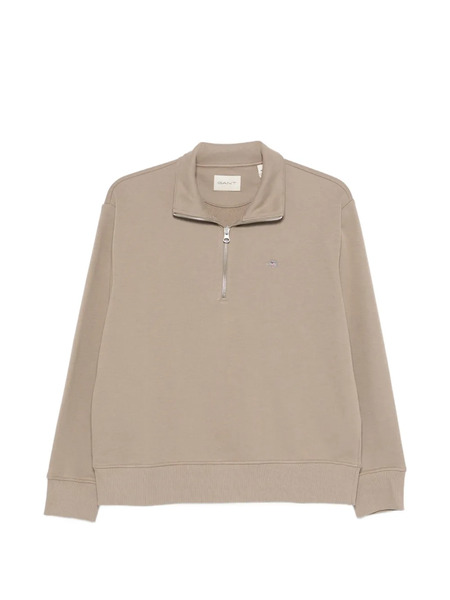  Gant Half-zip Sweatshirt - Neutrals 
