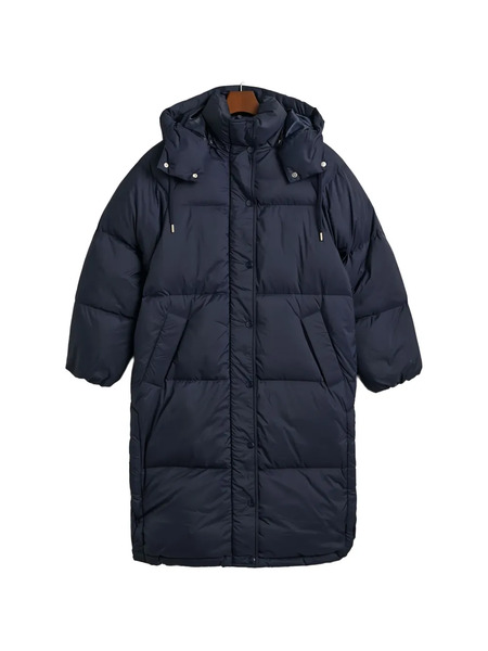  Gant Hooded Quilted Coat - Blue 