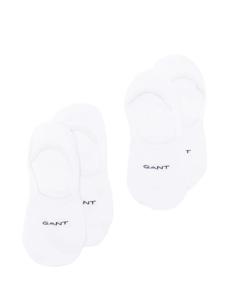  Gant Invisible Logo Socks (set Of Two) - White 
