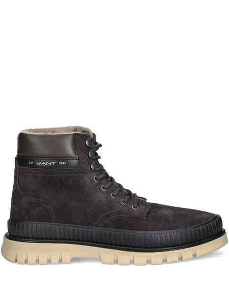  Gant Lace-up Lug-sole Boots - Brown 