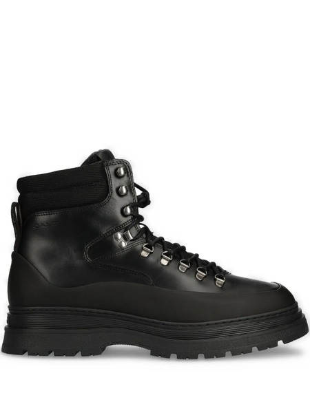  Gant Leather Boots - Black 