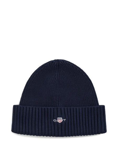  Gant Logo Cotton-blend Beanie - Blue 