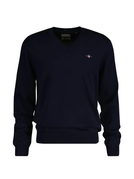  Gant Logo-embroidery Sweater - Blue 