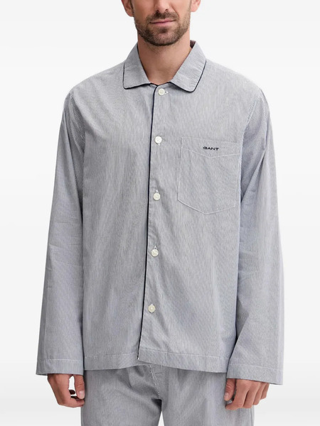  Gant Piped Striped Pajama - White 