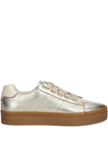  Gant Ribbon Lace-up Sneakers - Gold 