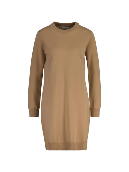  Gant Round-neck Midi Dress - Brown 