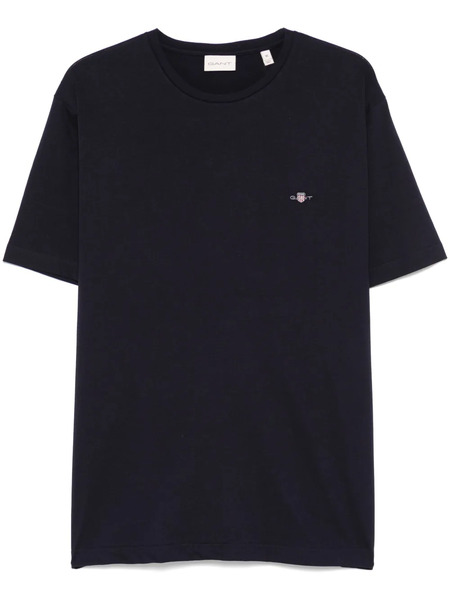  Gant Shield-motif Short-sleeve T-shirt - Blue 