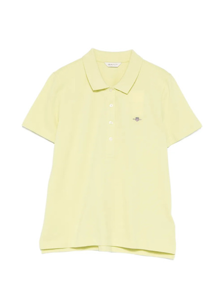  Gant Short-sleeve Polo Shirt - Yellow 