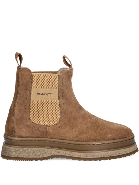  Gant Sistown Pull-tab Panelled Boots - Brown 