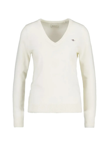  Gant V-neck Sweater - Neutrals 