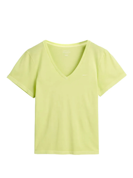  Gant V-neck T-shirt - Yellow 