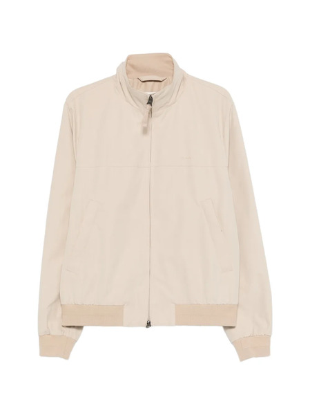  Gant Zip Bomber Jacket - Neutrals 
