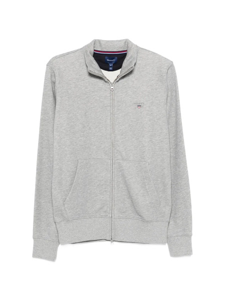  Gant Zip-up Long-sleeve Sweatshirt - Grey 