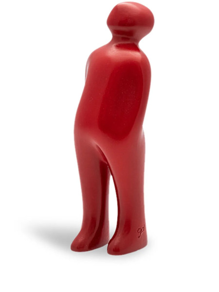 Gardeco Large The Visitor Ceramic Figurine - Red 
