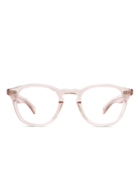  Garrett Leight Hampton X Round Glasses - Pink 