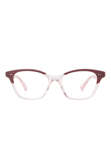  Garrett Leight Lily Square-frame Glasses - Neutrals 