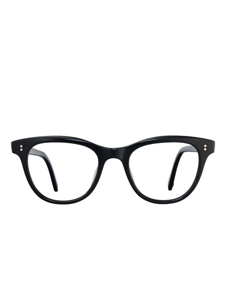  Garrett Leight Loyola Oval-frame Glasses - Black 