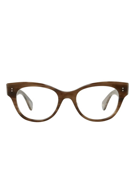  Garrett Leight Octavia Cat-eye Glasses - Brown 