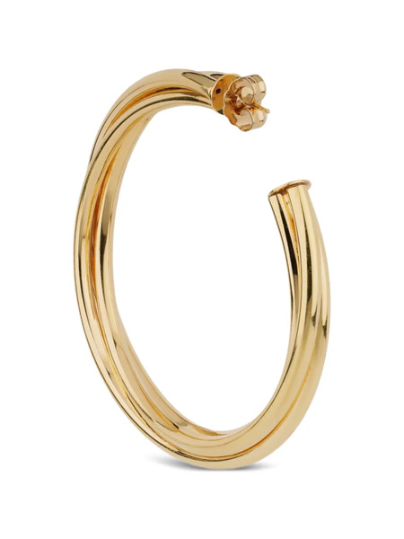  Gas Bijoux Atik Twisted Hoop Earrings - Gold 